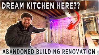 Abandoned Building Reno Ep. 11 - DREAM KITCHEN Design and Demo