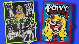DIYZOONOMALY ZOOKEEPER MONSTER Vs POPPY PLAYTIME CHAPTER 3GAME BOOKGame Book Battle,Horror Game