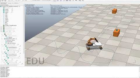 Simulation of KUKA YouBot with CoppeliaSim