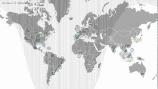 Twitter Heatmap 20110214