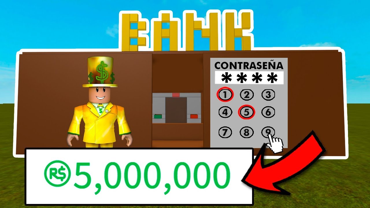 Entra En Este Banco Y Seras Millonario En Roblox 5m De Robux Gratis Roblox Cazando Mitos Youtube - despues de ver este video seras millonario en roblox