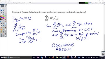 Absolute and Conditional Convergence