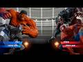 Venom &amp; Red Spiderman VS Red Hulk &amp; Grey Spiderman - Marvel vs Capcom Infinite