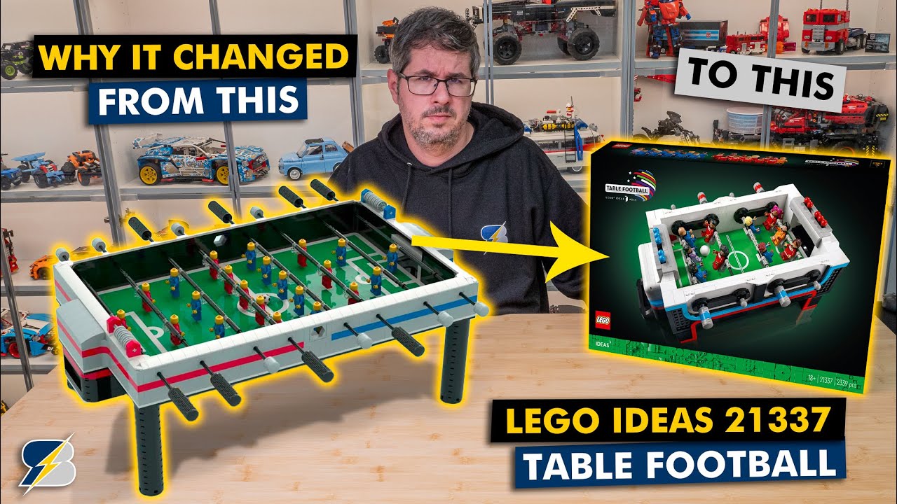 LEGO IDEAS Table Football Set OFFICIALLY Revealed & Why They Changed It  