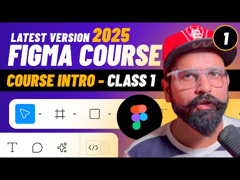 Master Figma in a Month: Figma Tutorial for Beginners 2025 by Graphics Guruji - class 1