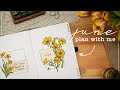 June BuJo Plan With Me | Spring Flowers 🌻