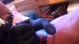 Video thumbnail of "XV BLACKARA tattoo le logo du label offensive C.REEL"