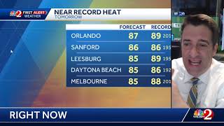 More record heat Thursday, a Valentine's forecast + a big week of racing at the Daytona Speedway!
