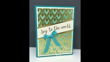 Customizing the Color on an Embossed Image