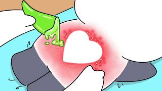 Mizu Treats a Panda’s Sunburned Back | ASMR Animation | Life in Shirakawa screenshot 2