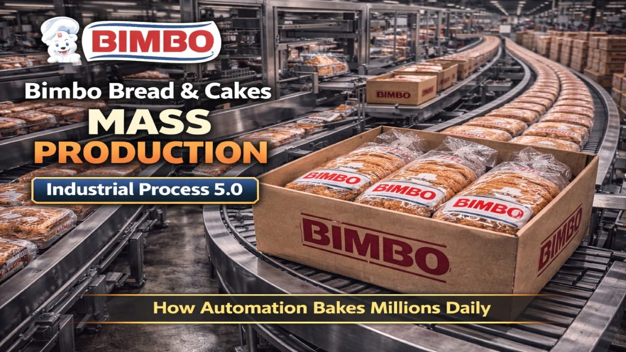 Industrial Bread Production at MASSIVE Scale | Full Factory Process ...