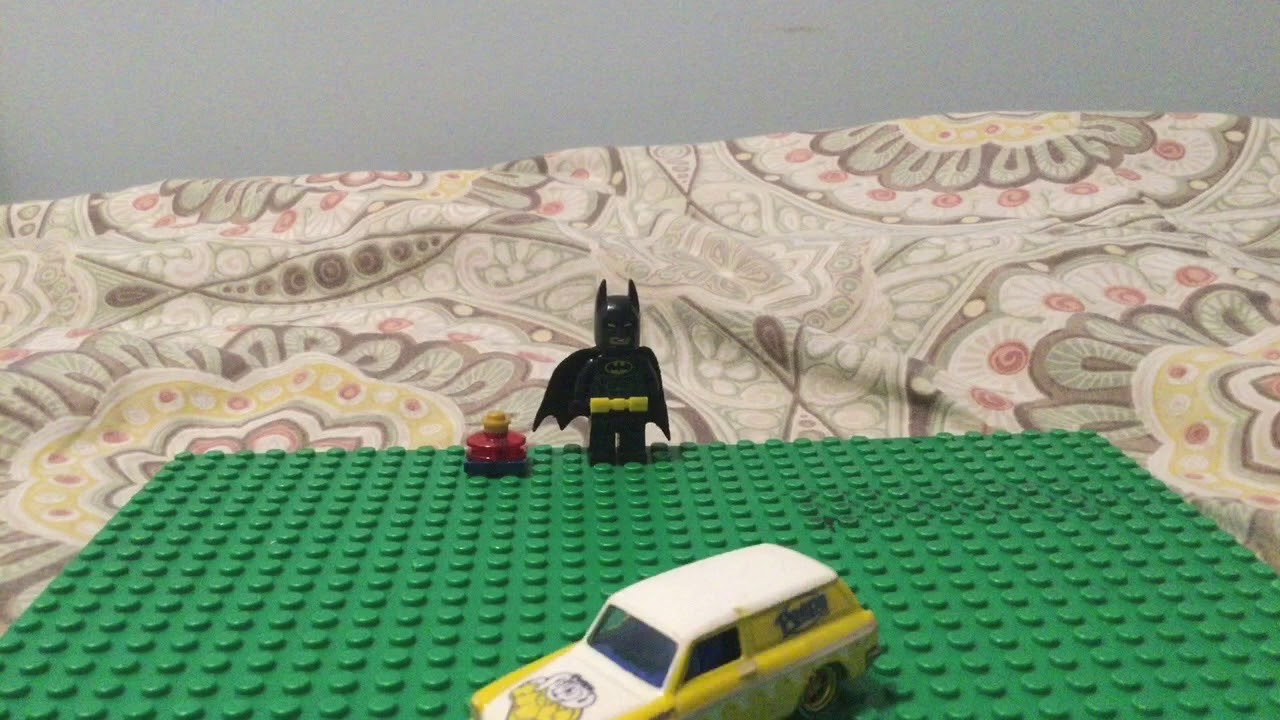 The small yellow Race car on Road of Green Grass floor in 2018 original video scene .😐