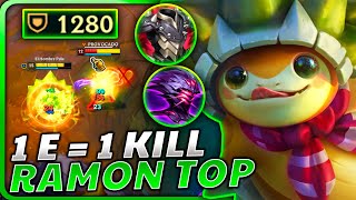 🤮¡TIENES QUE VER ESTO! *+1300 ARMADURA* con la 😱BUILD TERRIBLE😱 de RAMMUS que HIZO VOMITAR a TODOS