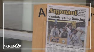 U of I fans welcome Vandal basketball teams home after Big Sky Championship wins