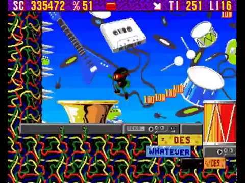 Zool Amiga CD32 50FPS Longplay