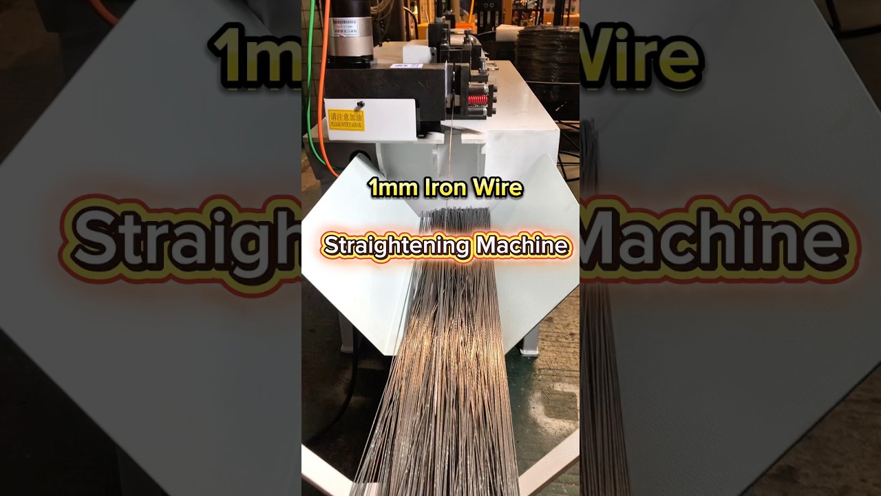 Medium-speed straightening machine with 1-4mm specification flat cutting edge