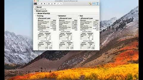 Basics of building neural networks quickly in JMP