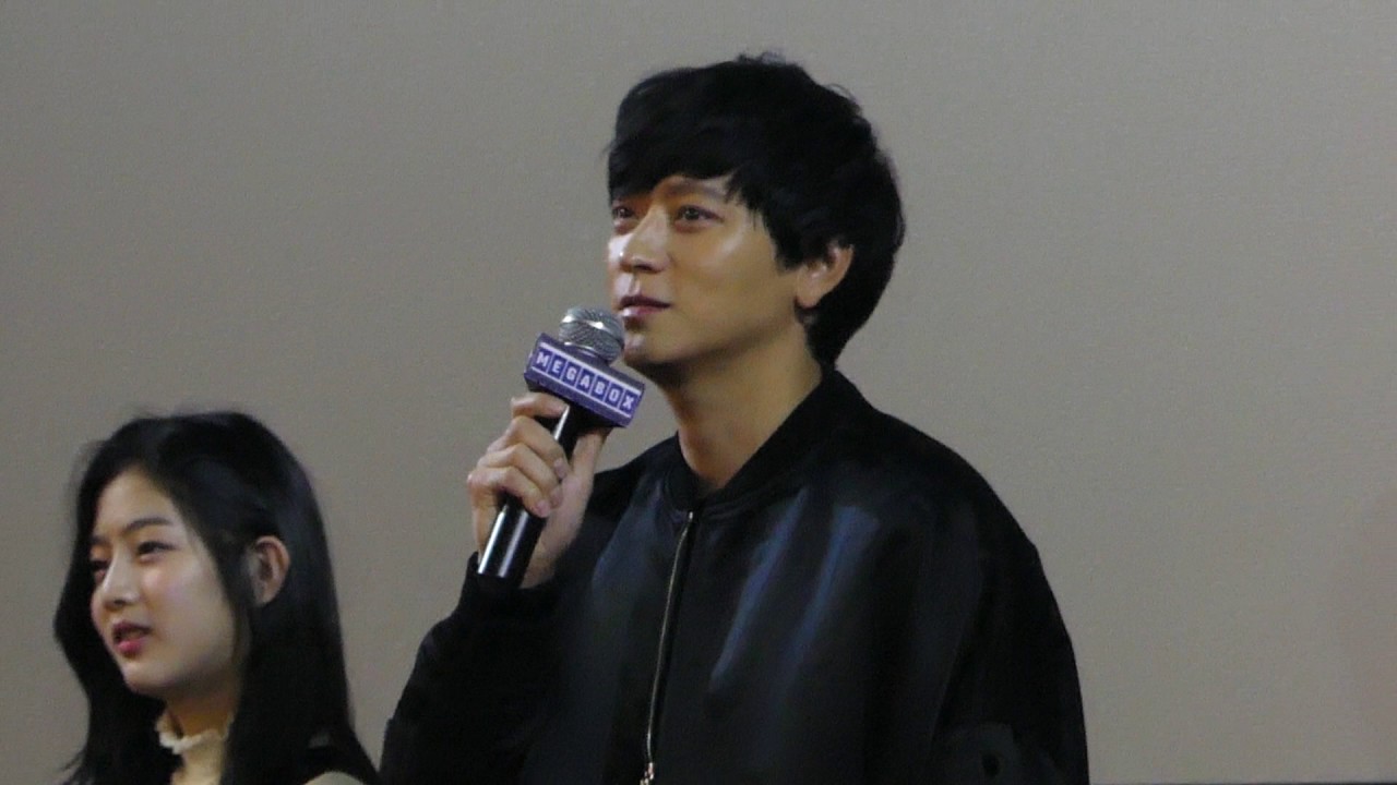 161116 가려진시간 무대인사(메가박스 3관 종영시)