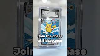 Someone added this CGC Gem Mint 10 Surfing Pikachu VMAX to their collection for $38. ⚡