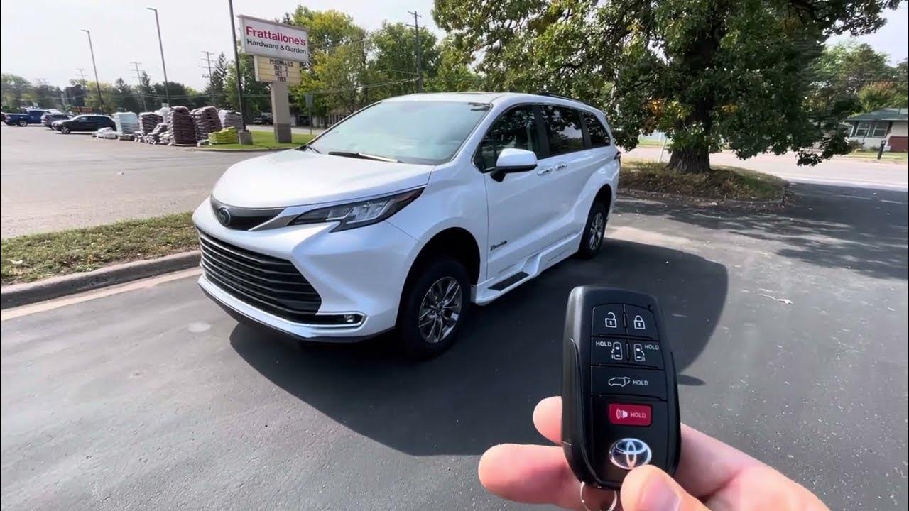 How To Remote Start Toyota Sienna Hybrid wheelchair Accessible YouTube