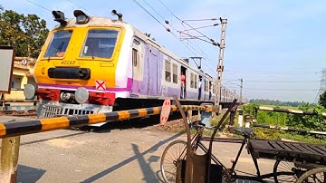 Fast & Furious Aerodynamic Katwa Howrah Emu Local Train Passing Through Railgate
