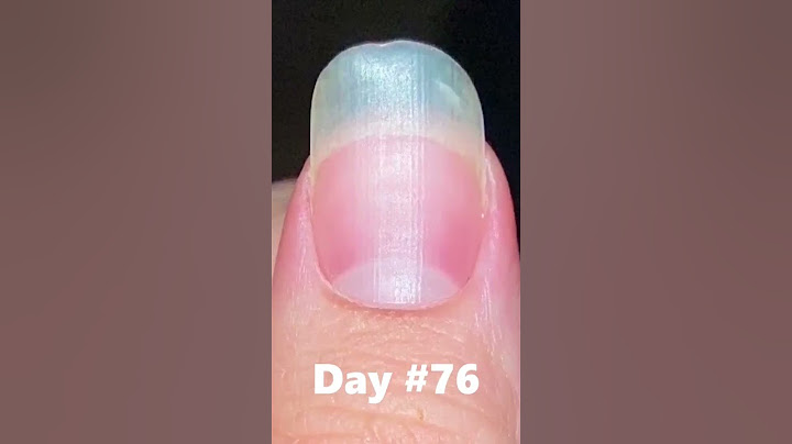 100 Days Of Fingernail Growth - Time Lapse #shorts