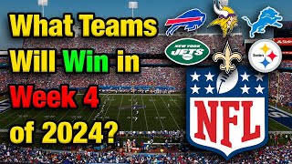 NFL Week 4 MOST Anticipated Matchups and Predictions! (Packers and Ravens are a JOKE)