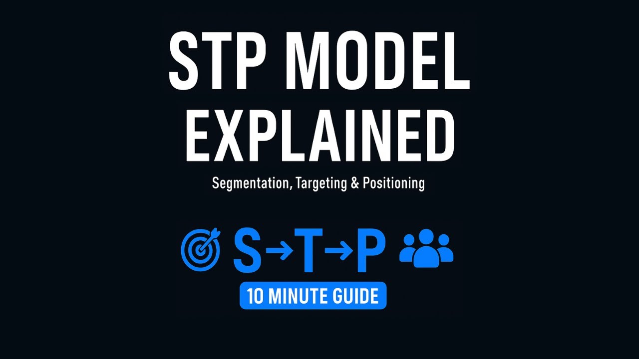 STP Model Explained: Segmentation, Targeting & Positioning