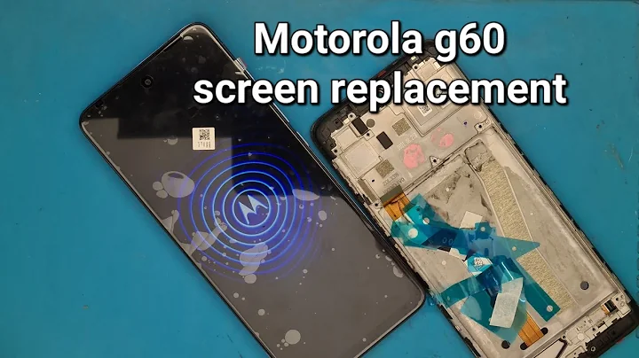 Motorola g60 screen replacement and disassembly original display step by step guide