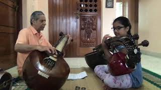 Sarale to Geethegalu by -World Master Vainika Vidwan R K PrakashGurugalu. Shishye. Dyuthi