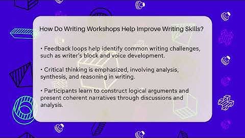 How Do Writing Workshops Help Improve Writing Skills? - The Prose Path
