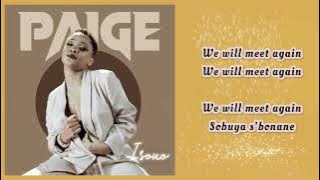 PAIGE- ISONO{official lyric video}