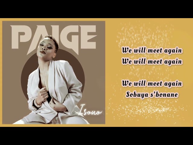 PAIGE- ISONO{official lyric video} class=