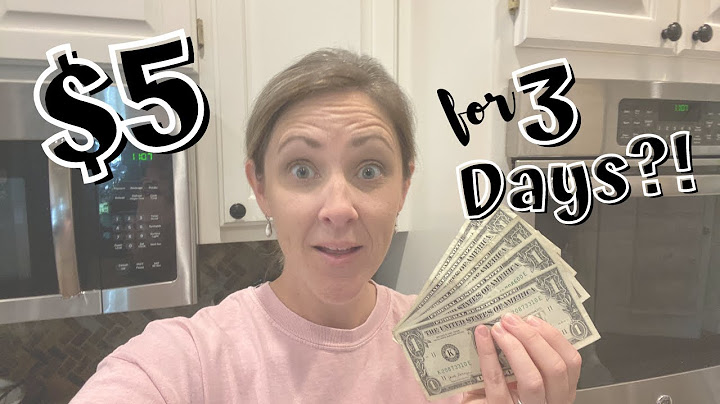 EXTREME BUDGET GROCERY CHALLENGE // $5 FOR 3 DAYS OF MEALS!