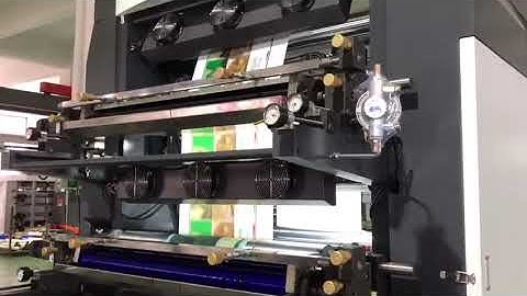 6 Colors Nonwoven Roll to Roll Stack Flexo Printing Machine | High Speed | China Manufacturer