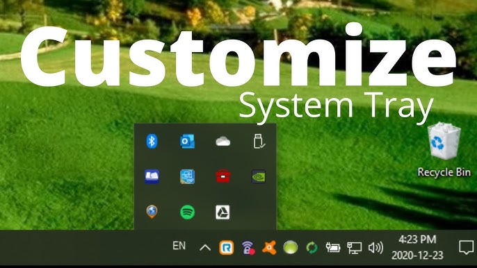 Windows] Custom System Tray Icons Windows 10