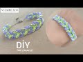 Birbirine Geçmeli örgü bileklik yapımı / DIY interlocking bead bracelet. Seed beads jewelry tutorial