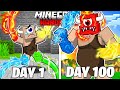 I Survived 100 Days as an ELEMENTAL CYCLOPS in HARDCORE Minecraft