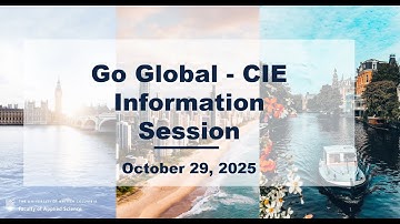 Go Global – CIE Information Session