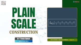 Plain SCALE (Construction) | Engineering Graphics Tutorials | Chapter 09