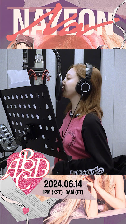 NAYEON THE 2nd MINI ALBUM 'NA'📹 'ABCD' Recording Behind Short Preview #TWICE #NAYEON #나연 #NA #ABCD