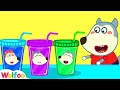 Wolfoo Makes Colorful Juice and Marks with Baby Chris | Wolfoo Family Kids Cartoon