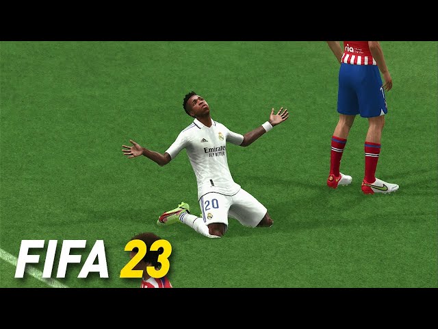 FIFA 23 no XBOX 360 GAMEPLAY ESPN - Real Madrid vs Atlético de Madrid Full  match - LaLiga 2022/23 
