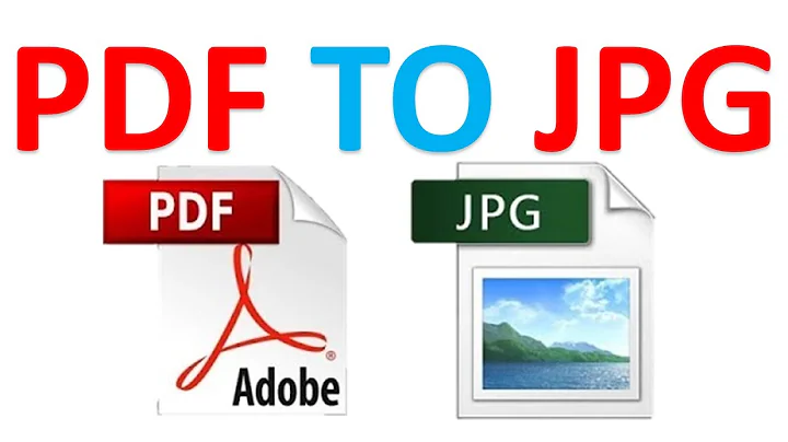 How to convert PDF to JPG without using any software