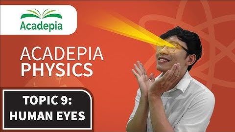 ACADEPIA Physics - Vật Lý Bằng Tiếng Anh - Topic 9: Human Eyes | #Acadepia