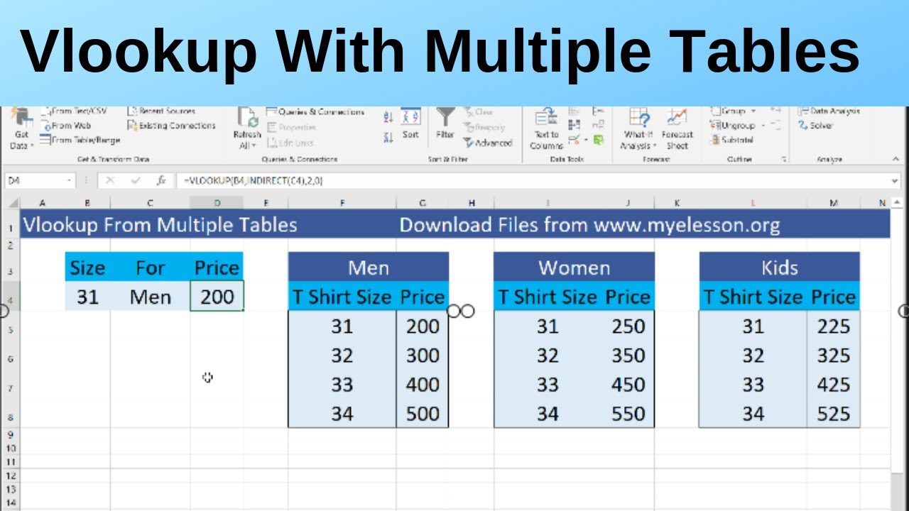 How To Create Multiple Tables In One Excel Sheet