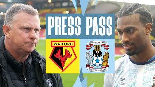 Mark Robins and Haji Wright discuss Coventry City's win against Watford 🎙️