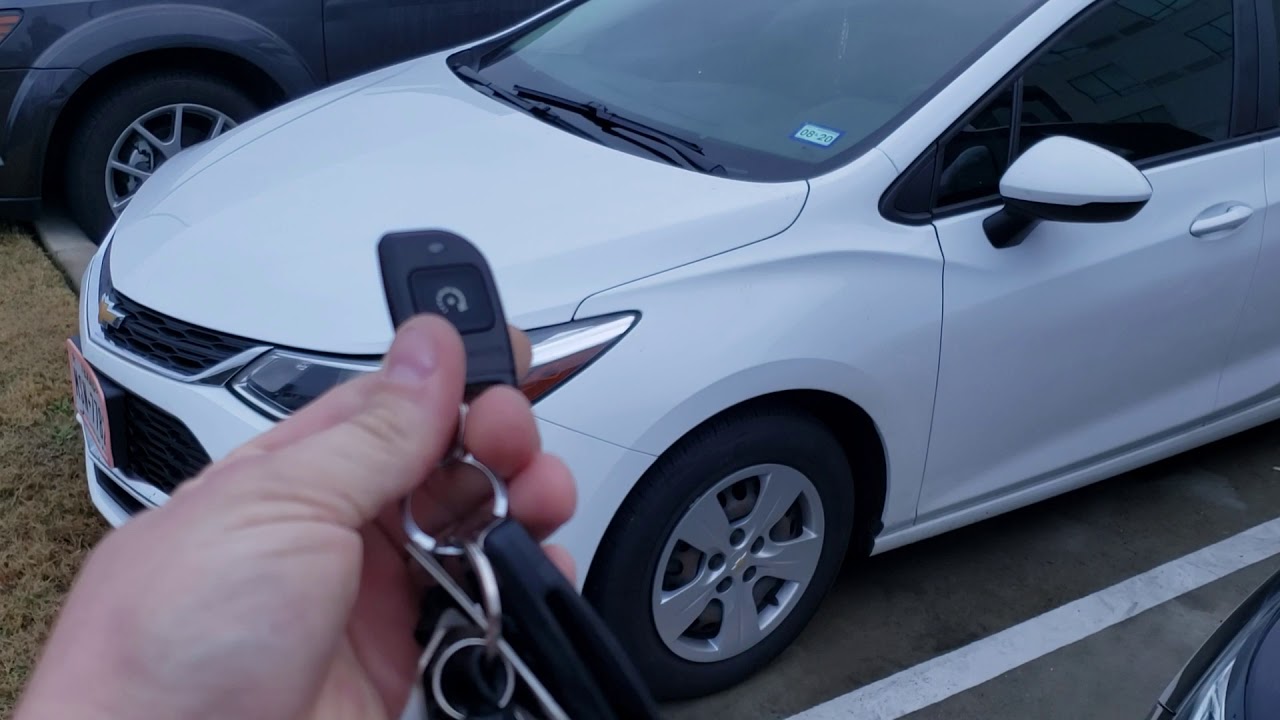 2017 Chevrolet Cruze remote start - YouTube