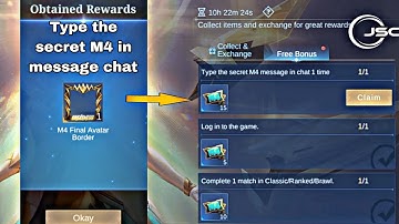 Type The Secret M4 Message In Chat 1 Time | Johnlloyd S Cerilles