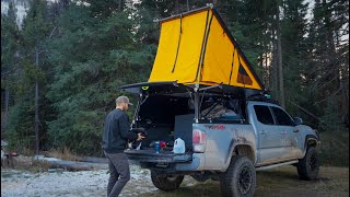 SOLO Montana WINTER Camping with my DOG (ASMR) - Cooking Steak Over Campfire by Hunter Pauley 6,763 views 6 months ago 21 minutes